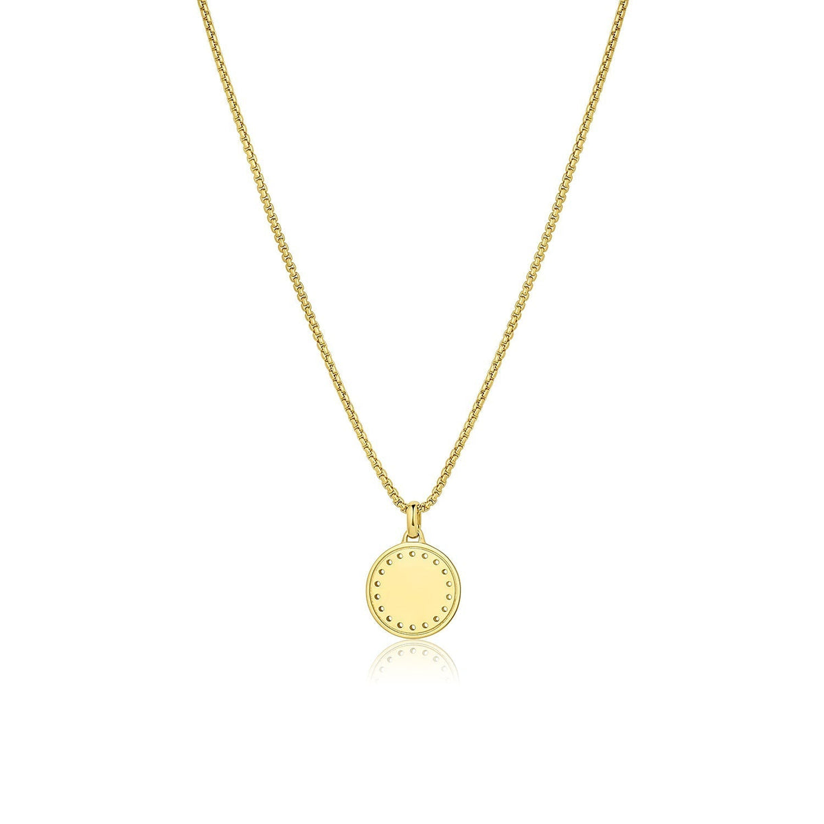 Round Metal Pendant