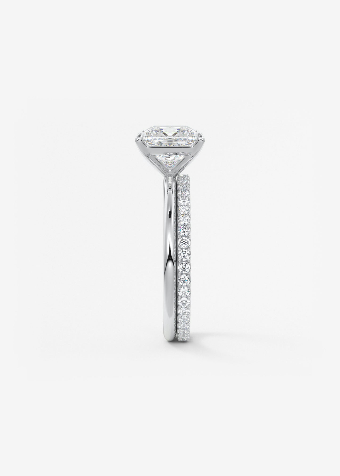 Princess Solitaire Lab Grown Diamond Engagement Ring