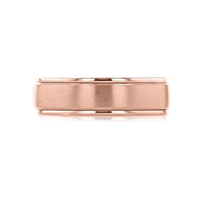 Men's Brushed Finish Classic Wedding Band 3