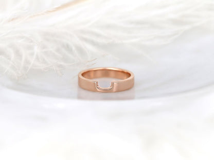 Stunning Cut Out Metal Wedding Bands 1