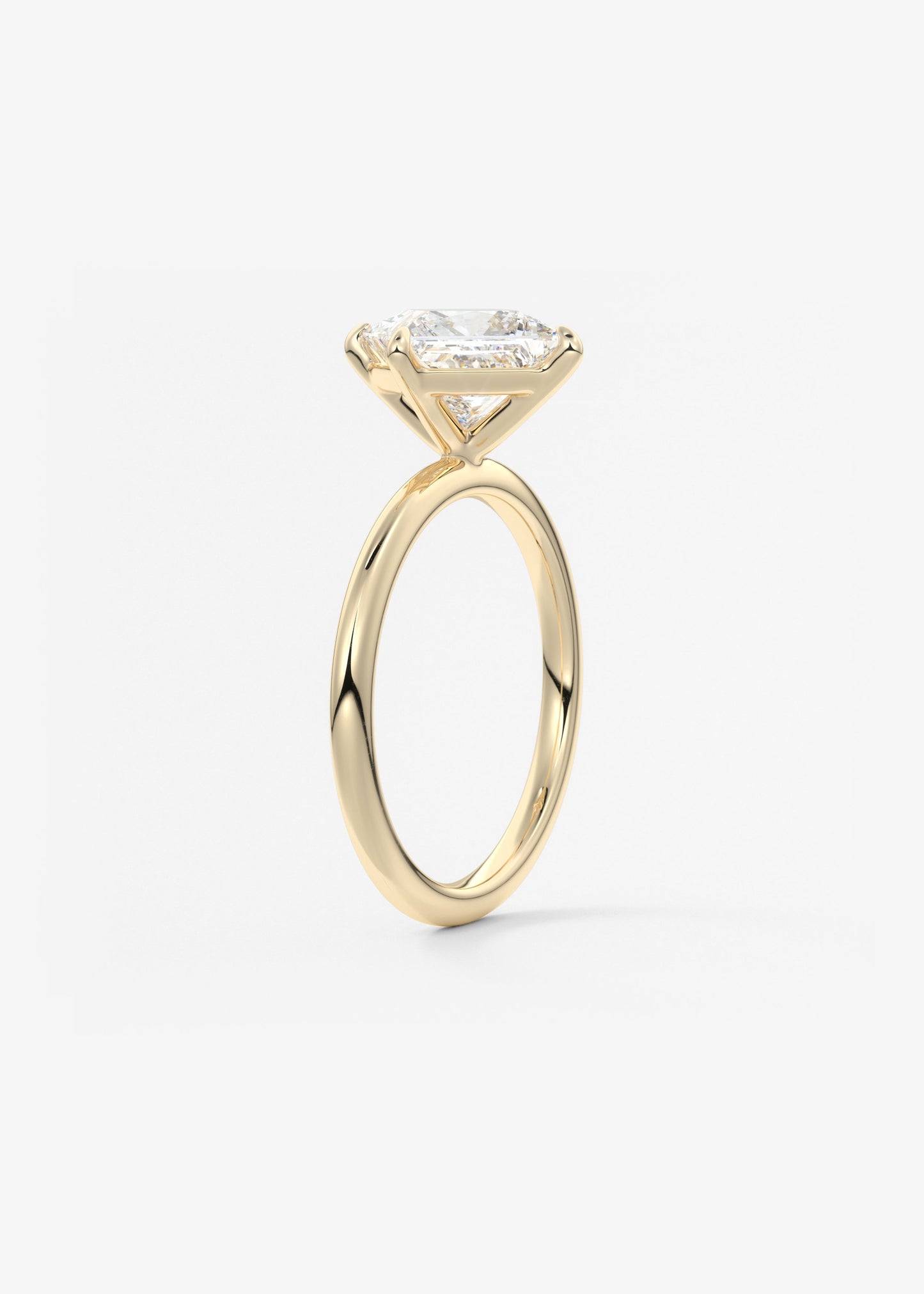 Princess Solitaire Lab Grown Diamond Engagement Ring