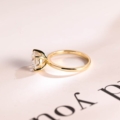 Stunning 1.0 - 2.0 CT Oval Moissanite Engagement Ring with Solitaire Design 10