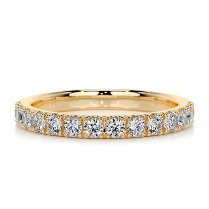 0.5 CT Round Half Eternity CVD EF/VVS Diamond Wedding Band 16