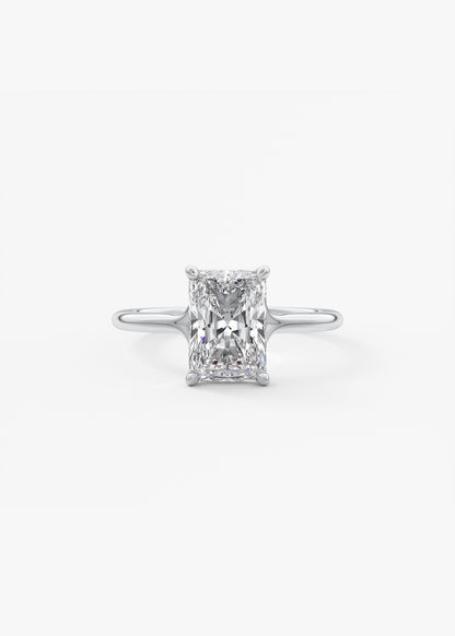 Radiant Split Shank Lab Grown Diamond Engagement Ring