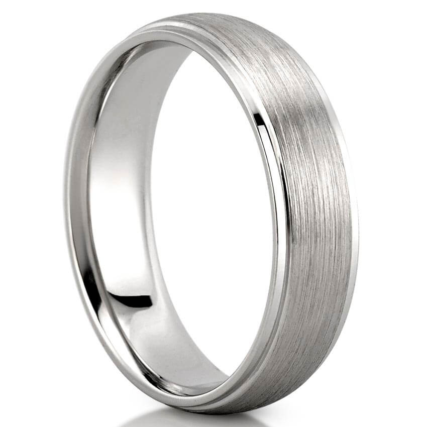 Classic Domed Shaped Wedding Band for Men's in Solid Gold 4
