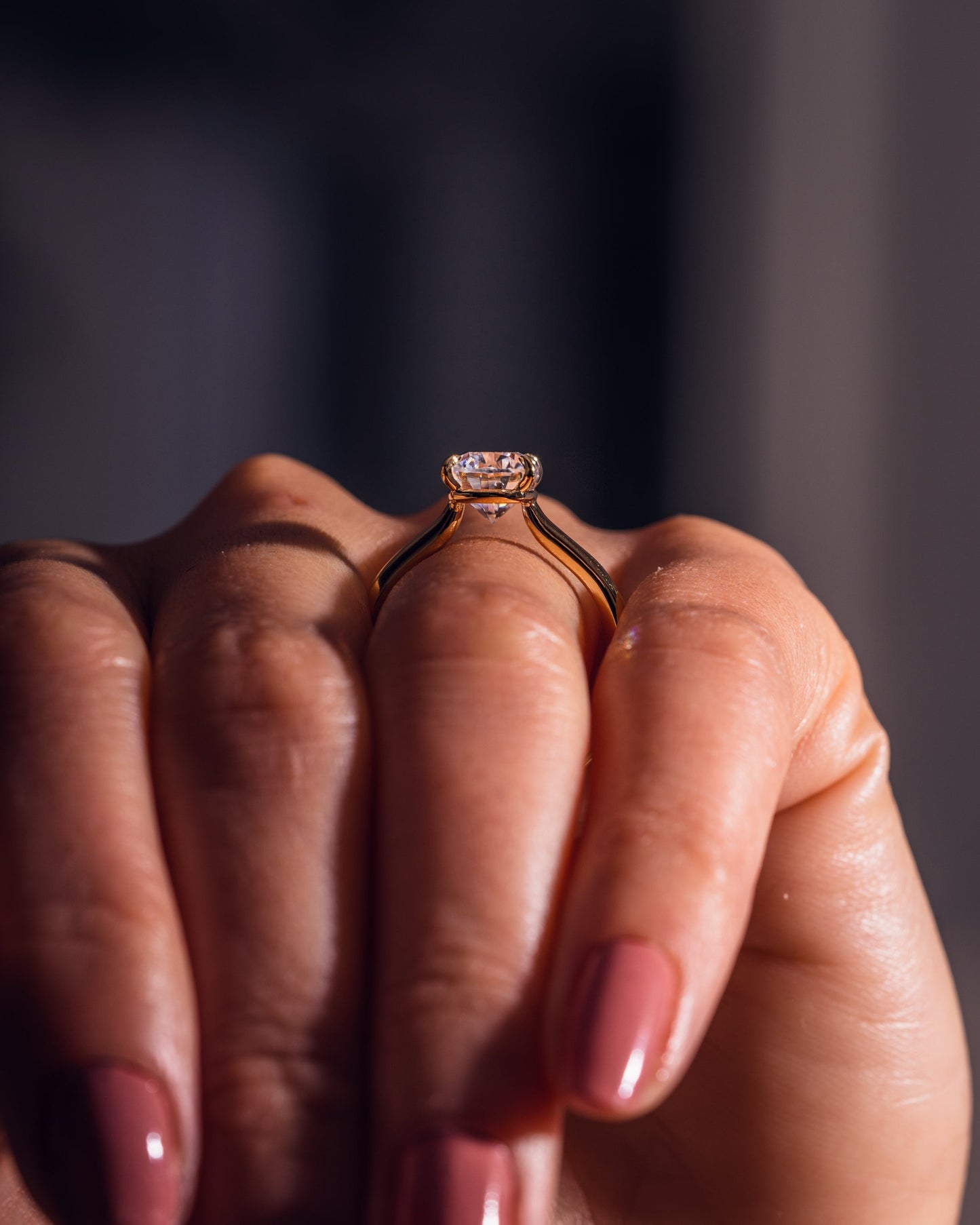 2.15 CT Cushion Cut Solitaire Moissanite Engagement Ring