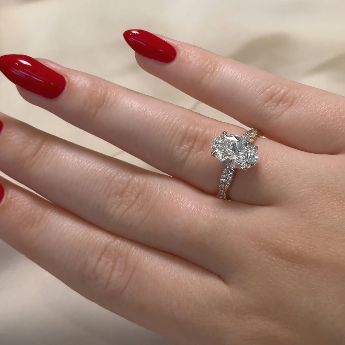 Bezel Emerald Lab Grown Diamond Engagement Ring: 2 CT
