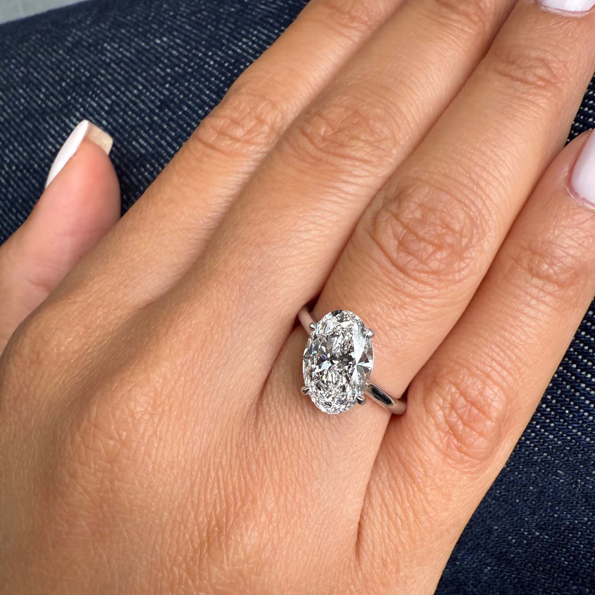 Bezel Emerald Lab Grown Diamond Engagement Ring: 2 CT