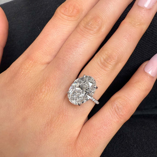 Bezel Emerald Lab Grown Diamond Engagement Ring: 2 CT