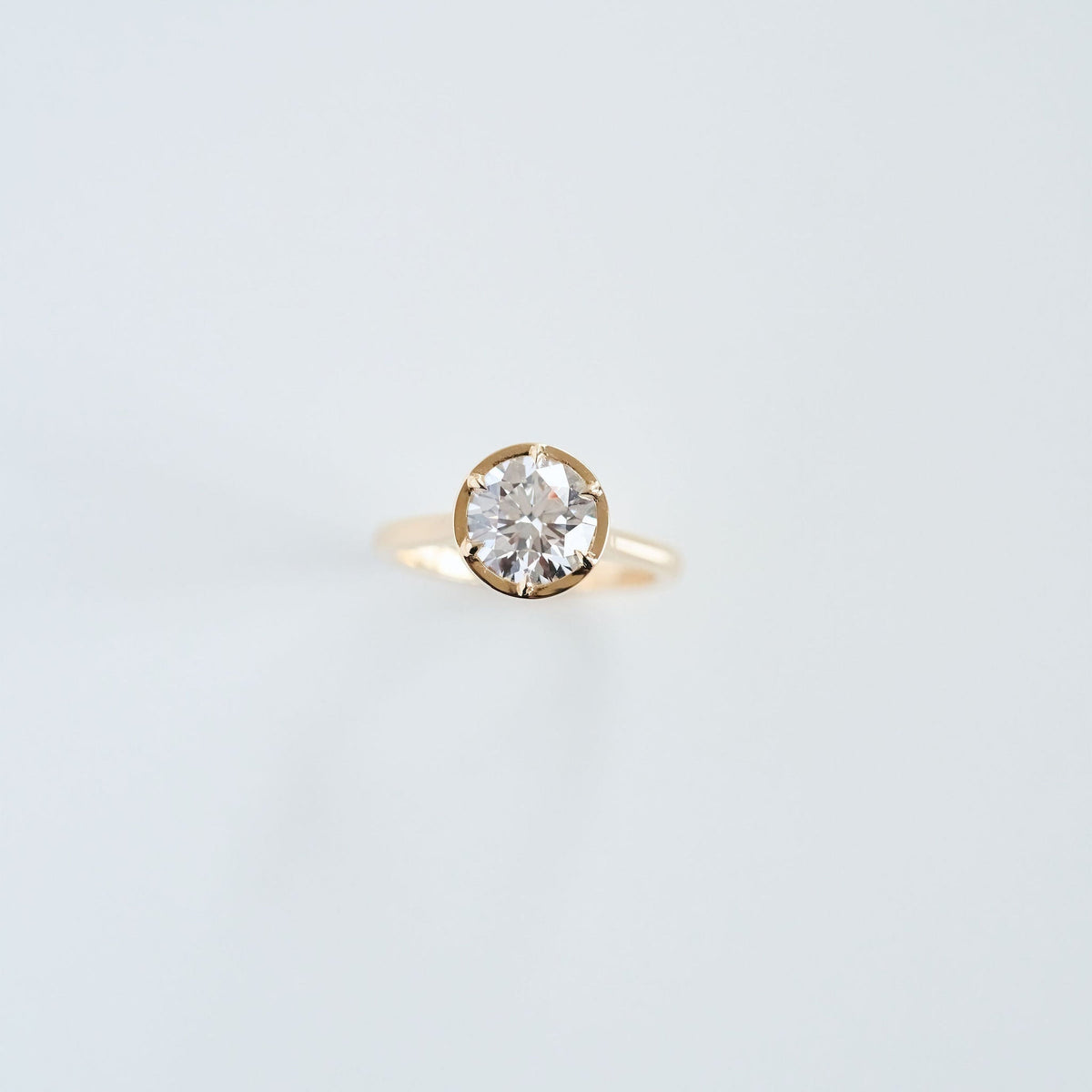3.0 CT Elongated Cushion Solitaire Lab Grown Diamond Engagement Ringt
