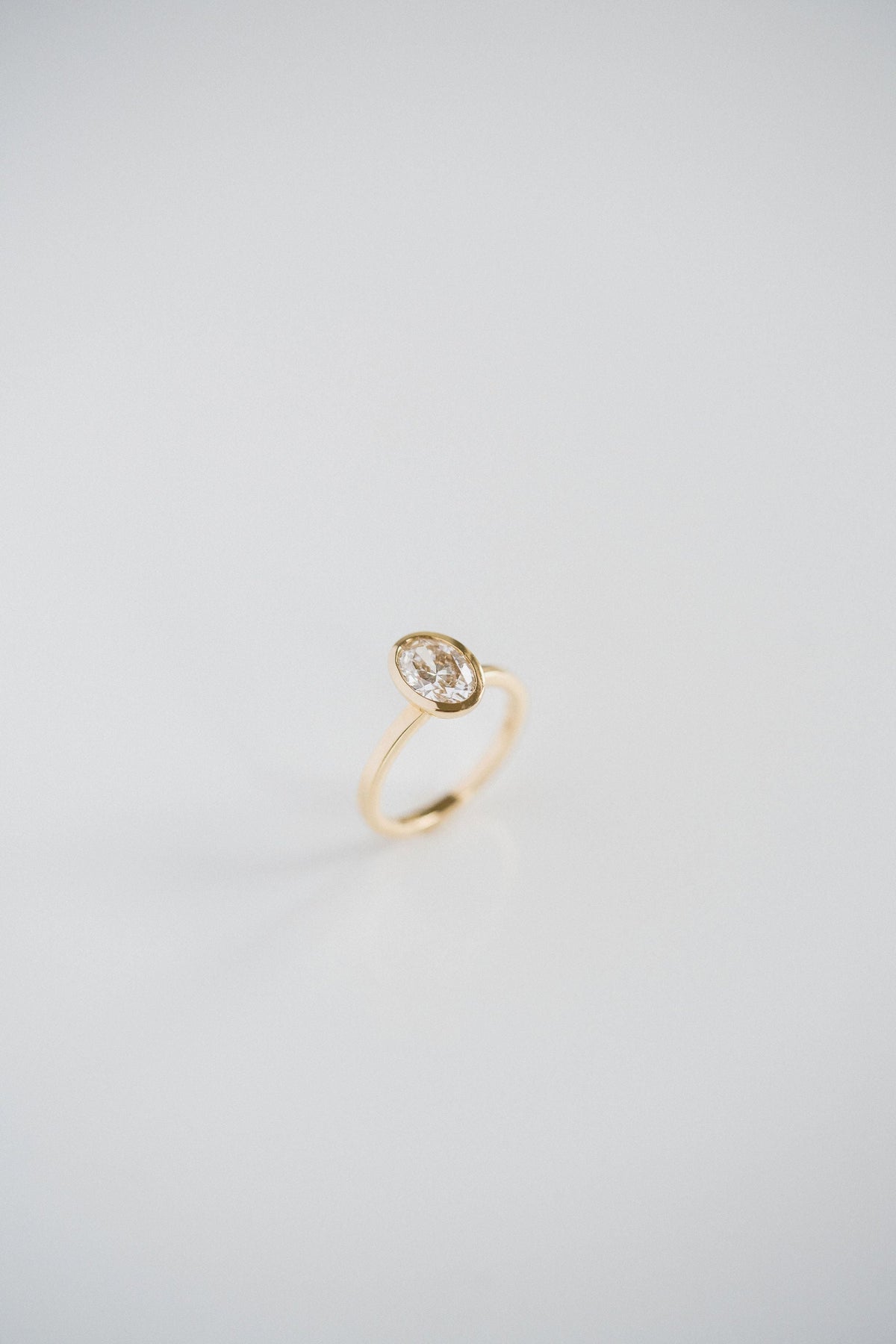 3.0 CT Elongated Cushion Solitaire Lab Grown Diamond Engagement Ringt