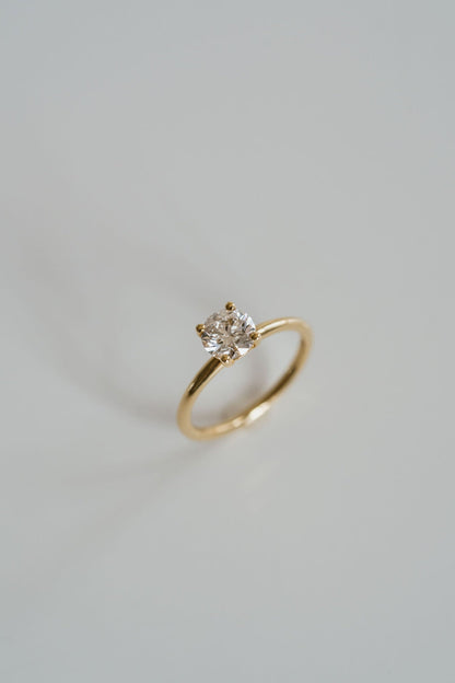 3.0 CT Elongated Cushion Solitaire Lab Grown Diamond Engagement Ringt