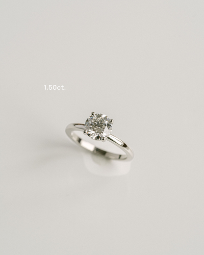 3.0 CT Elongated Cushion Solitaire Lab Grown Diamond Engagement Ringt