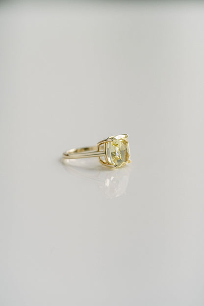 3.0 CT Elongated Cushion Solitaire Lab Grown Diamond Engagement Ringt