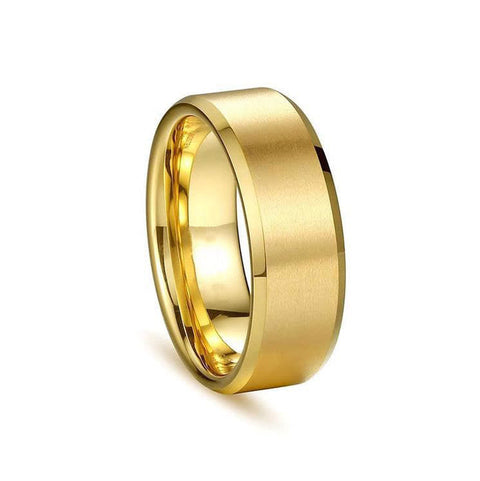 Brushed Finish Classic Wedding Band For Men