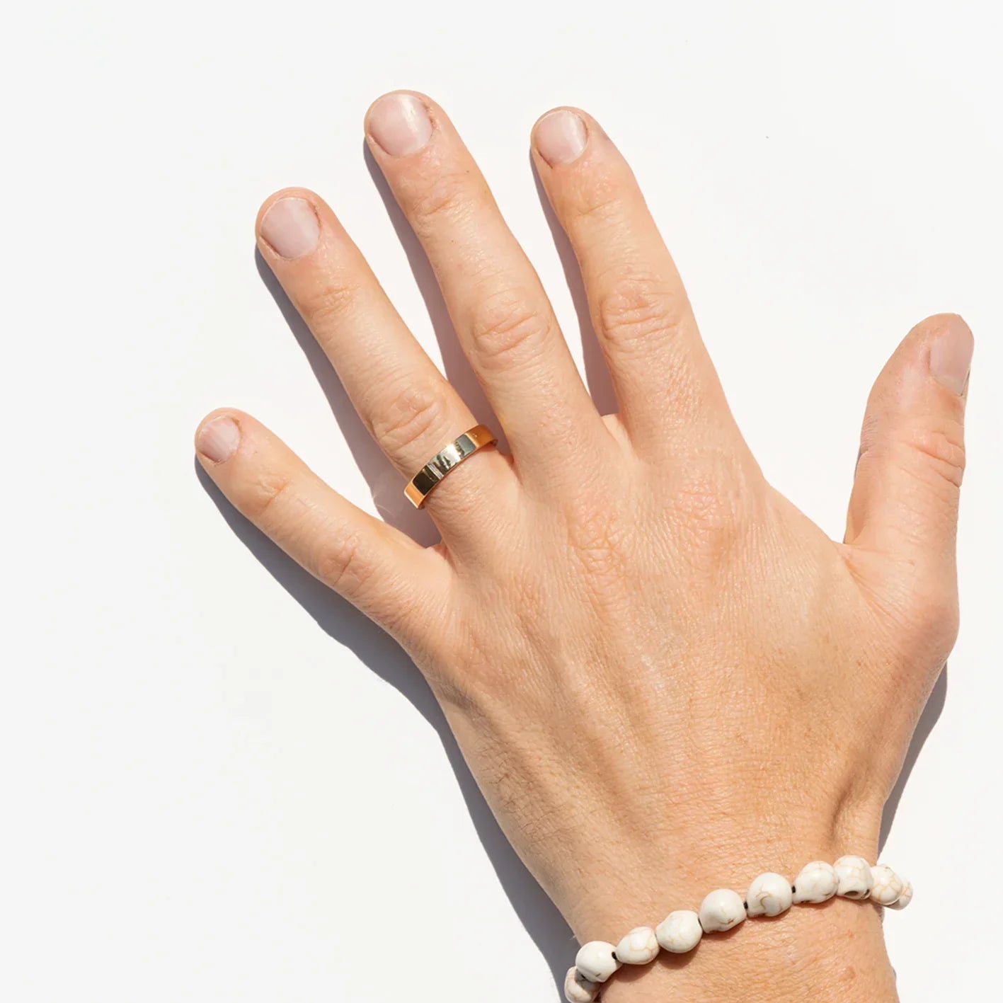 Classic Needle Baguette Wedding Band For Men