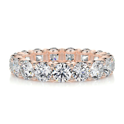 4 CT Round Full Eternity CVD EF/VVS Diamond Wedding Band 17