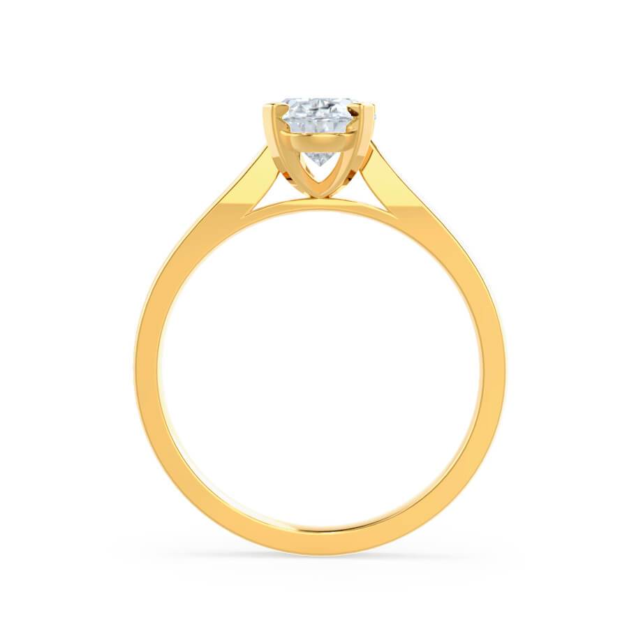 1.20 CT Round Shaped Moissanite Solitaire Engagement Ring