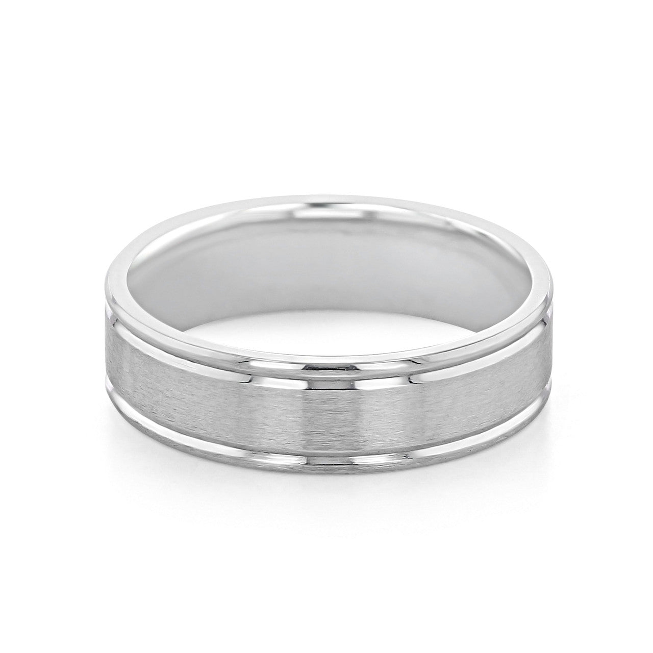 Brushed Finish Classic Men's Wedding Band