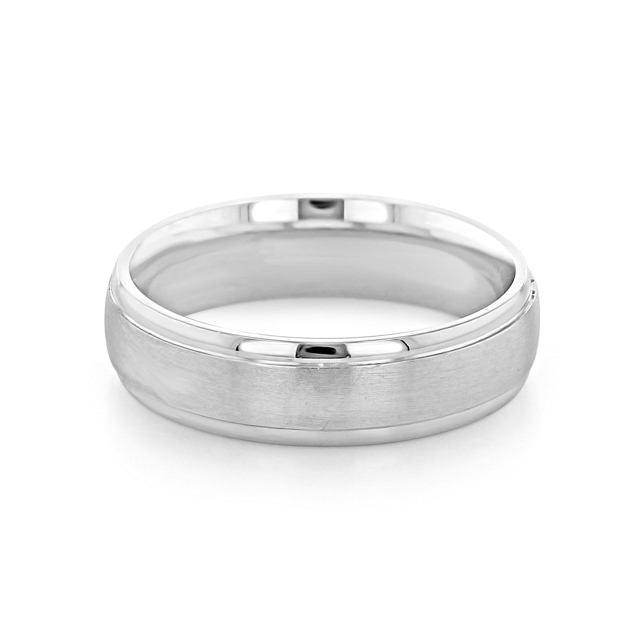 Brushed Finish Classic Men's Wedding Band