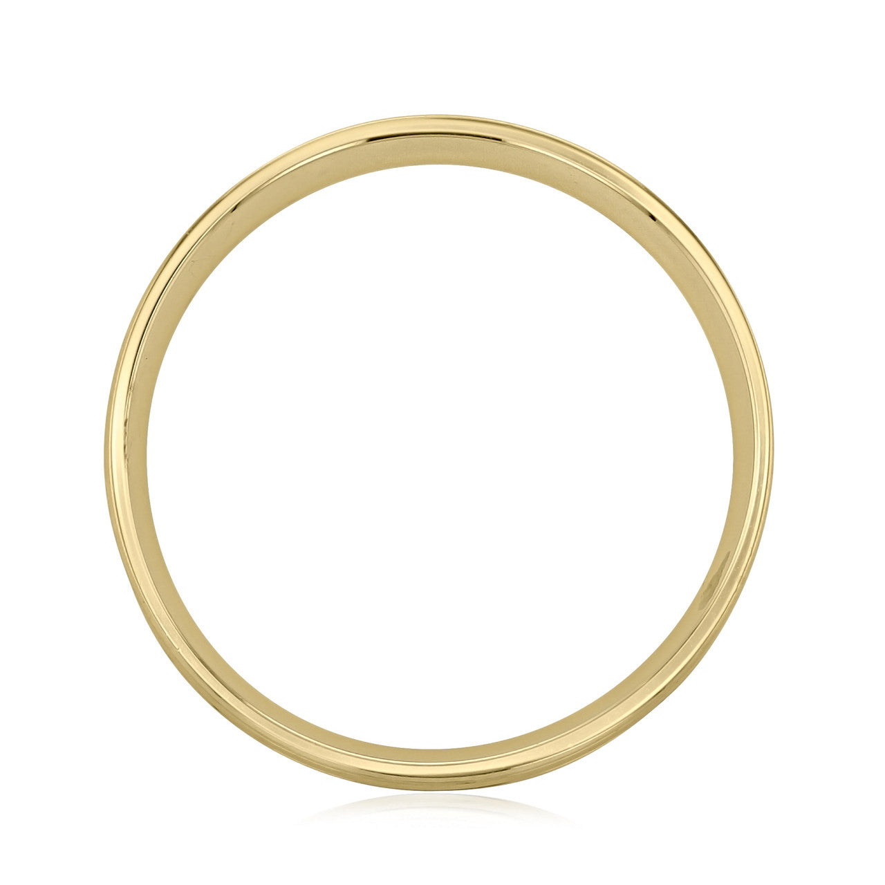 Classic Men's Wedding Band With Brushed Finish Metal