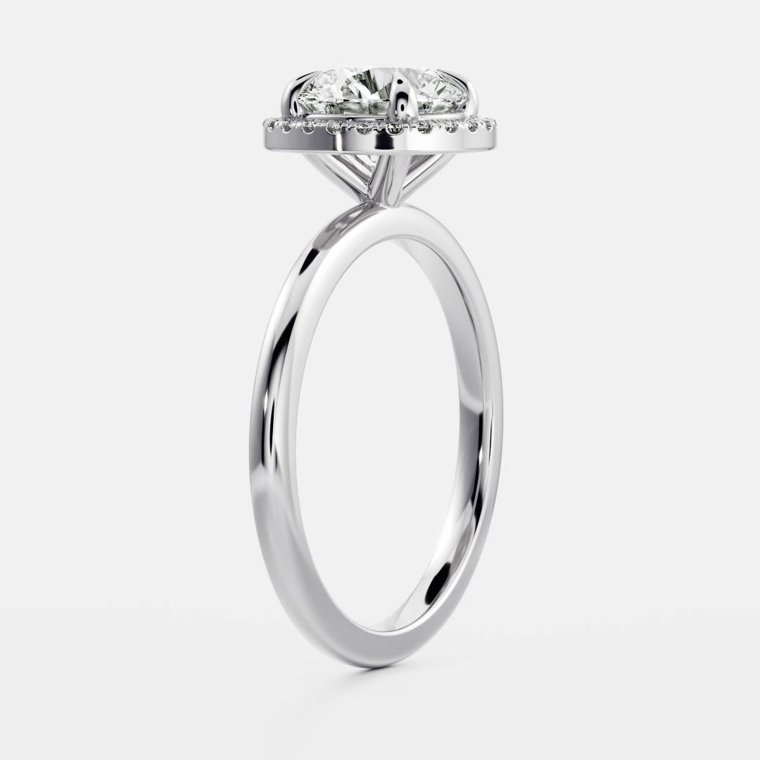 Round: Halo Lab Grown Diamond