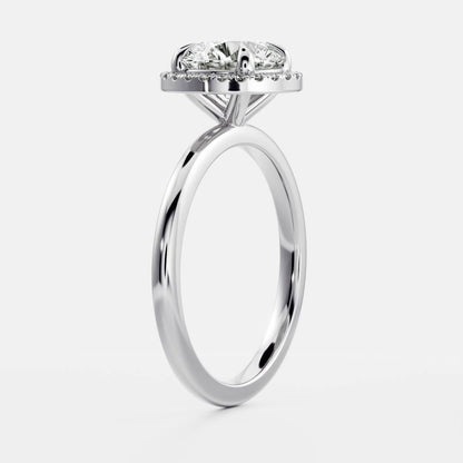Round: Halo Lab Grown Diamond