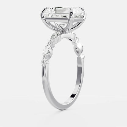 Radiant: Pave Lab Grown Diamond
