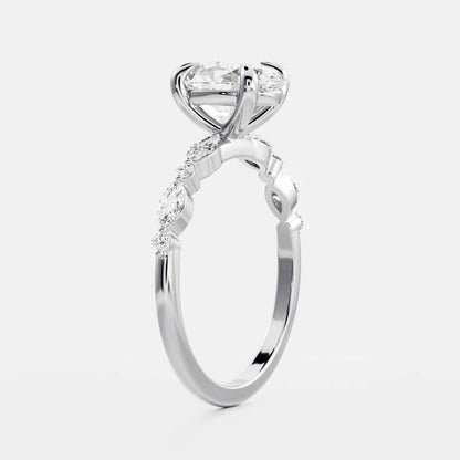 Oval: Pave Lab Grown Diamond