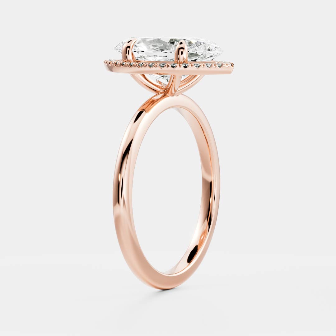 Marquise: Halo Lab Grown Diamond