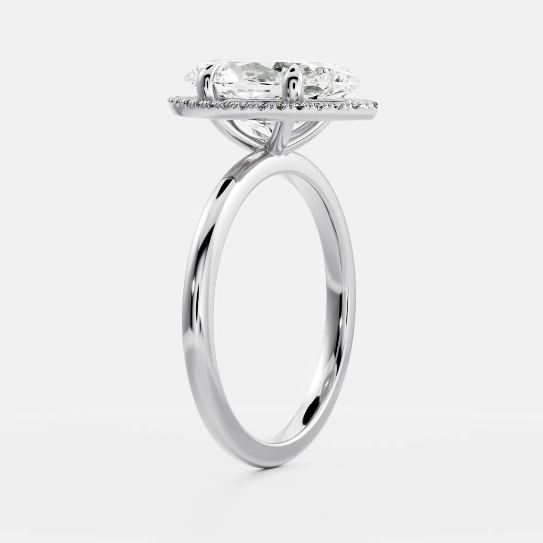 Marquise: Halo Lab Grown Diamond