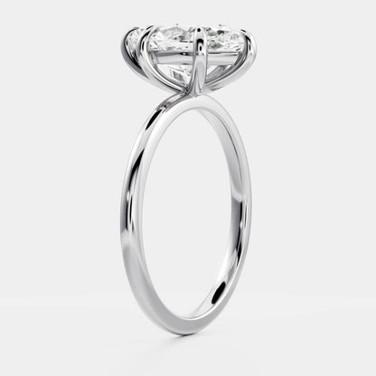 2 CT Marquise: Solitaire Lab Grown Diamond Engagement Ring