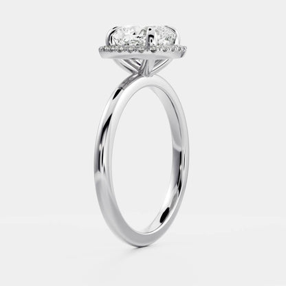 Cushion: Halo Lab Grown Diamond