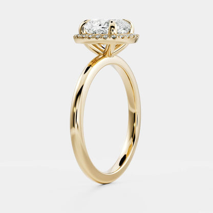 Cushion: Halo Lab Grown Diamond