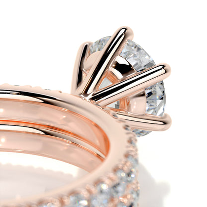 1.50 CT Round Solitaire CVD F/VS Diamond Bridal Ring Set 13