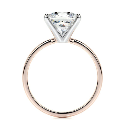3.0 CT Princess Solitaire CVD F/VS2 Diamond Engagement Ring 21