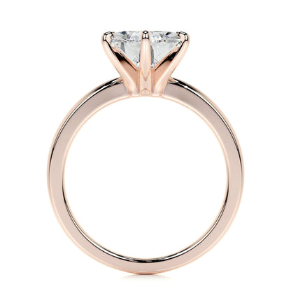 5.0 CT Pear Solitaire CVD F/VS2 Diamond Engagement Ring 14