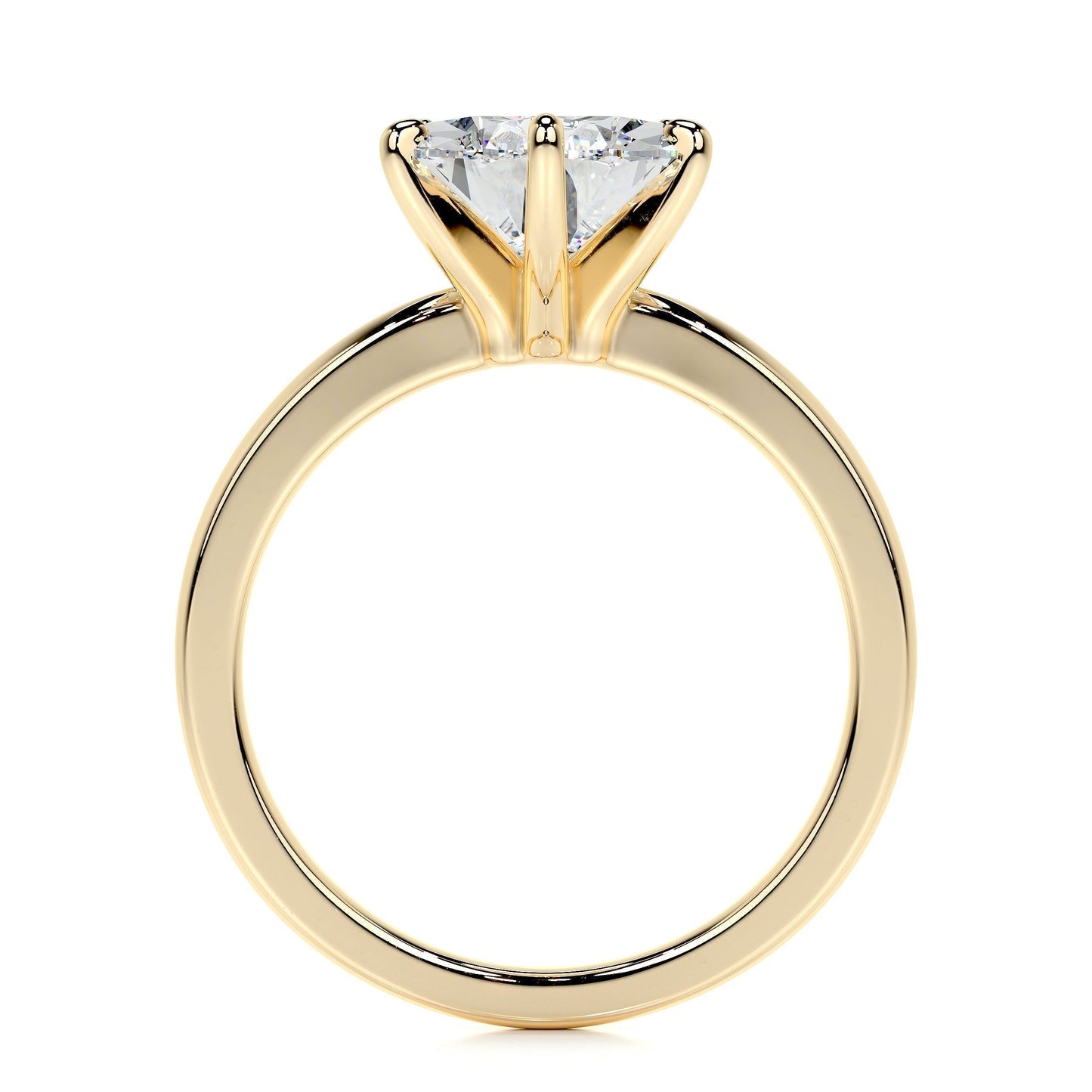 5.0 CT Pear Solitaire CVD F/VS2 Diamond Engagement Ring 9