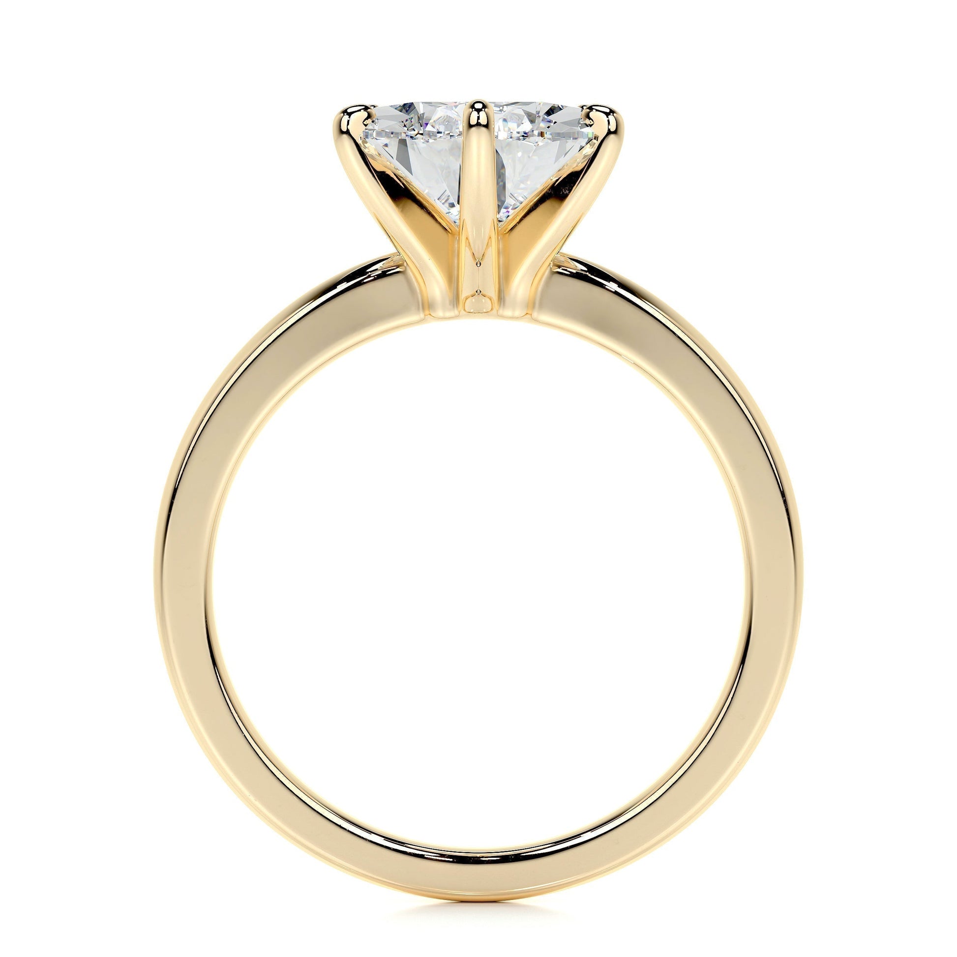 5.0 CT Pear Solitaire CVD F/VS2 Diamond Engagement Ring 9