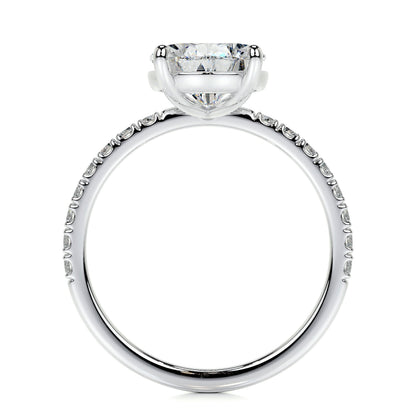 5.0 CT Pear Solitaire CVD F/VS2 Diamond Engagement Ring 7