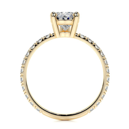 1.50 CT Pear Solitaire CVD E/VS2 Diamond Engagement Ring 12