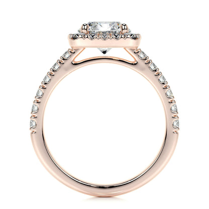 1.50 CT Round Halo CVD D/VS1 Diamond Engagement Ring 17
