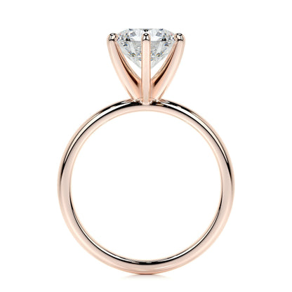2.0 CT Round Solitaire CVD E/VS2 Diamond Engagement Ring 55