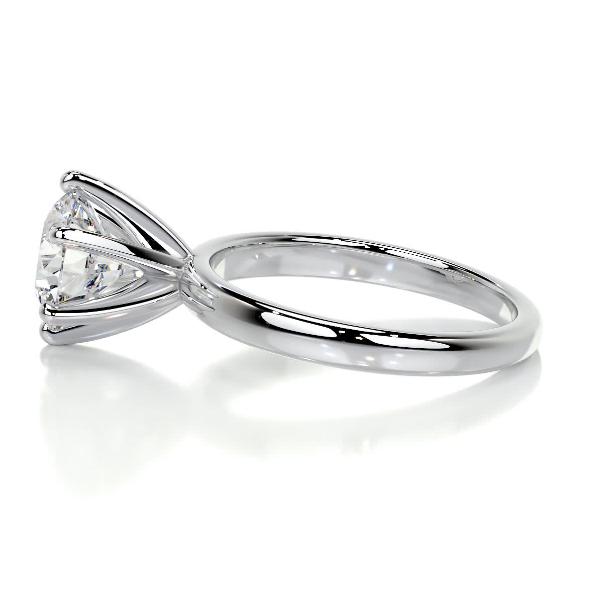 2.0 CT Round Solitaire CVD E/VS2 Diamond Engagement Ring 37