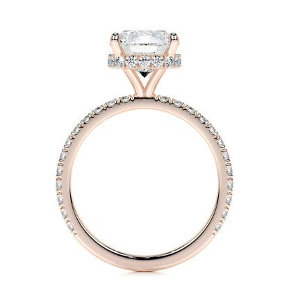 2.0 CT Cushion Hidden Halo CVD E/VS1 Diamond Engagement Ring 15