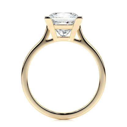 3.0 CT Princess Solitaire CVD F/VS2 Diamond Engagement Ring 11