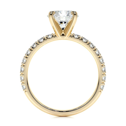 1.50 CT Round Solitaire CVD F/VS1 Diamond Engagement Ring 12