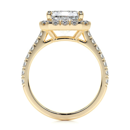 1.50 CT Emerald Halo CVD D/VS1 Diamond Engagement Ring 16