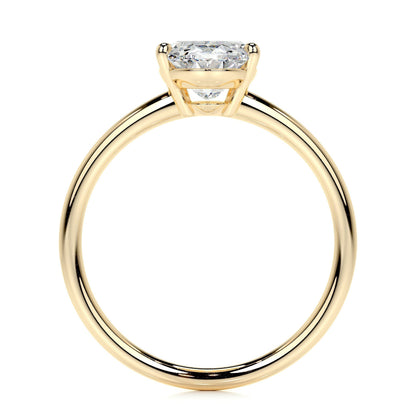 2.0 CT Oval Solitaire CVD E/VS2 Diamond Engagement Ring 9