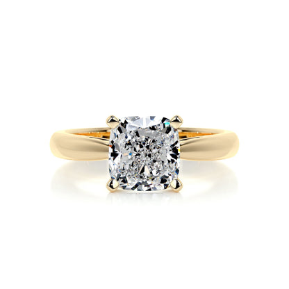 1.5 CT Cushion Solitaire CVD E/VS2 Diamond Engagement Ring 6